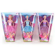 Păpușă zână prințesă cu aripi mai multe variante