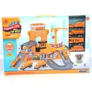 Parcare culoarea galbenă, cu accesorii