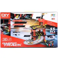 Parcare mașini și elicopter 55 bucăți