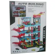 Patru nivele parcare set de joacă cu 4 bucăți de mașini