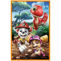 Patrula Câinilor Insula Dinozaurilor - 3 x 80 de piese puzzle - Trefl imaginea 4