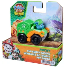 Patrula Cățelușilor: Dino Movie Rocky mini mașinuță de curse 6,4 cm - Spin Master
