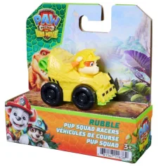 Patrula Cățelușilor: Dino Movie Rubble mini-mașină de curse 6,4 cm - Spin Master