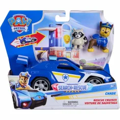Patrula Cățelușilor: Search & Rescue Mașina cu figurina lui Chase - Spin Master imaginea 1