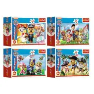 Paw Patrol: 54 bucăți mini puzzle 4 variante - Trefl