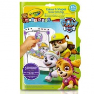 Paw Patrol caiet colorat educativ - Crayola