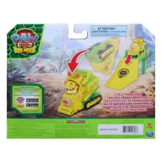 Paw Patrol Dino Movie - Vehicule acrobatic răsturnat Rubble - Spin Master imaginea 2