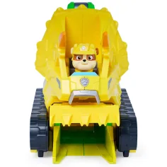 Paw Patrol Filmul cu Dinozauri: Chomp & Rescue vehicul cu figurina Rubble - Spin Master imaginea 2