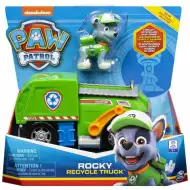 Paw Patrol mașina lui Rocky cu figurină câine - Spin Master