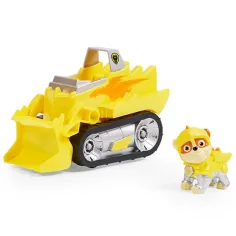 PAW Patrol Rescue Knights: Vehiculul deluxe al lui Rubble - Spin Master imaginea 2