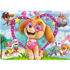 Paw Patrol: Strălucitor Skye puzzle cu 100 de piese - Trefl imaginea 2