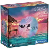 Peace Puzzle: Trăiește clipa 500 bucăți puzzle - Clementoni