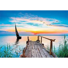 Peace Puzzle: Vânt liniștit puzzle de 500 de piese - Clementoni imaginea 2