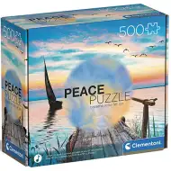 Peace Puzzle: Vânt liniștit 500 bucăți puzzle - Clementoni