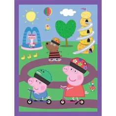 Peppa Pig 2 in 1 puzzle și joc de memorie - Trefl imaginea 2
