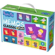 Peppa Pig Classic &amp; Plus joc de memorie 36 bucăți - Trefl