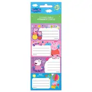 Peppa Pig etichete caiet 20 bucăți set