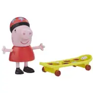 Peppa Pig: Peppa Pig în cască de protecție cu skateboard set figurine - Hasbro