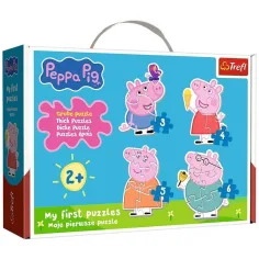 Peppa Pig - Primul puzzle Baby în geantă - Trefl imaginea 2