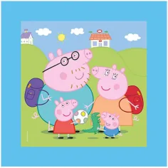 Peppa Pig puzzle cu ramă 60 bucăți - Clementoni imaginea 2