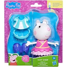 Peppa Porc: Set de figurine Suzy îmbrăcată cu accesorii - Hasbro