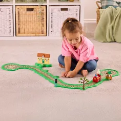 Peppa porcușor Whizz-Around Iepuraș Rebeca cu trenuleț roșu set de joacă imaginea 4