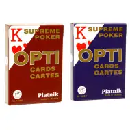 Cărţi de joc Poker Opti cu 55 de cărţi în pachet - Piatnik