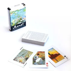 Picturile lui Claude Monet 1x55 cărţi remi exclusive
