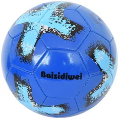 Piele artificială minge de fotbal cu model cruce 23cm imaginea 3