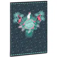 Pink Flamingo caiet cu pătrățele A4