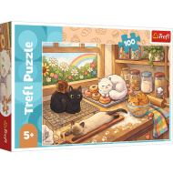 Pisicuțe obraznice puzzle de 100 de piese - Trefl