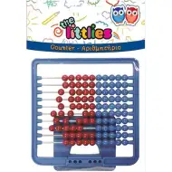 Plastic abacus cu 100 bucăți biluțe
