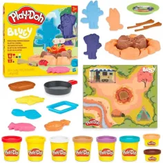 Play-Doh: Bluey pleacă în camping set de joacă - Hasbro imaginea 4