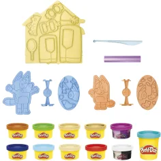 Play-Doh: Set de modelat Bluey Make 'n Mash Costumes – Hasbro imaginea 2