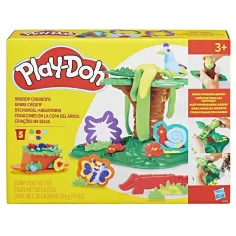 Play-Doh: Set de plastilină Treetop creations cu 5 cutii și alte accesorii - Hasbro