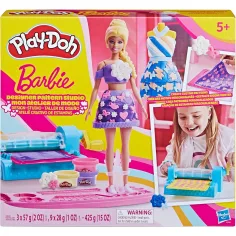 Play-Doh: Set de studio de modele pentru designeri de haine Barbie - Hasbro