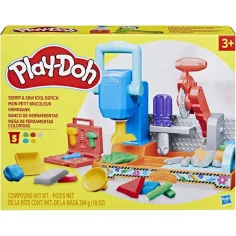 Play-Doh: Set de joacă banc de unelte Stamp'N'Saw - Hasbro