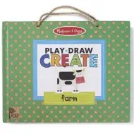 Play &amp; Draw Create set de joacă de desen magnetică fermă - Melissa &amp; Doug