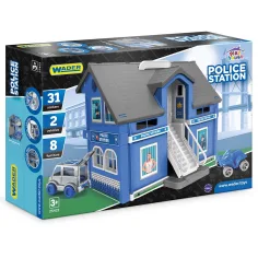 Play House: Set de joc de poliție cu vehicule - Wader