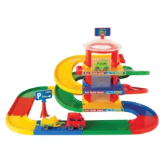 Play Tracks: 3 nivele garaj 2 bucăți cu mașinuță - Wader imaginea 2