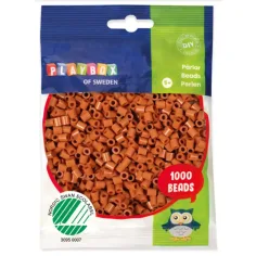 PlayBox: Perle MIDI de 5mm, 1000 bucăți, culoare caramel