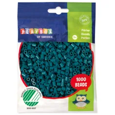 PlayBox: 5mm MIDI căptușit mărgele 1000buc în culoarea turcoaz închis