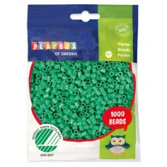 PlayBox: Perle MIDI de 5mm, 1000 bucăți, în culoarea verde marin