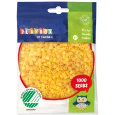 PlayBox: 5mm MIDI căptușeală perle 1000 bucăți culoare galbenă