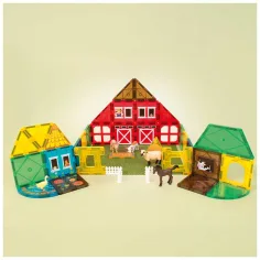 PlayBox: Joc de construcție magnetic - Fermă imaginea 2