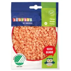 PlayBox: Perle MIDI de 5mm, 1000 bucăți, în culoarea piersică