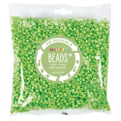 PlayBox: Pachet de 6000 de mărgele MIDI reciclate de 5mm în culoarea verde