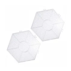 PlayBox: Pachet de plăci hexagonale pentru mărgele MIDI căptușite de 5 mm, set de 2 bucăți imaginea 2