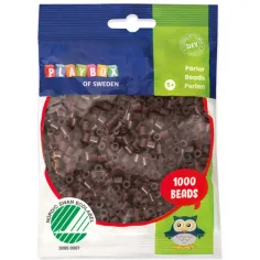 PlayBox: Perle de 5mm MIDI căptușite 1000 buc în culoare maro