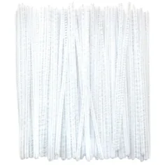 PlayBox: Set de 100 de fire de chenilă albă